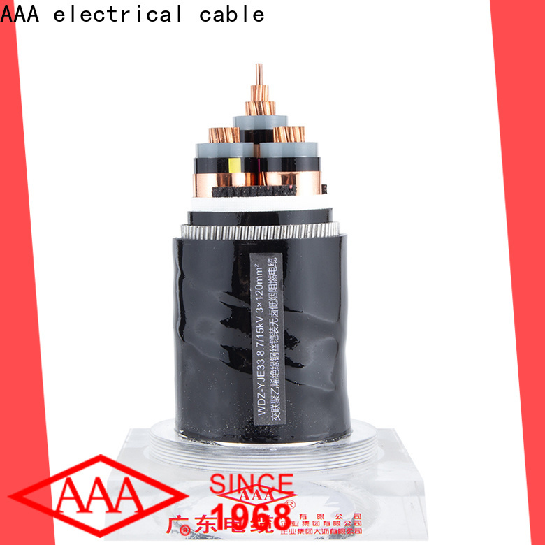 AAA nuclear power station low smoke cable bulk supply for subway