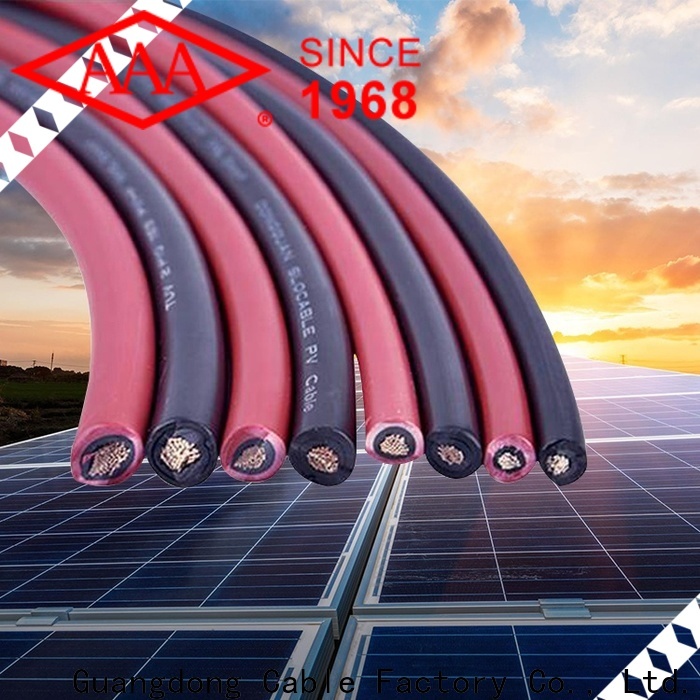 AAA oem 10mm dc solar cable producer for factory