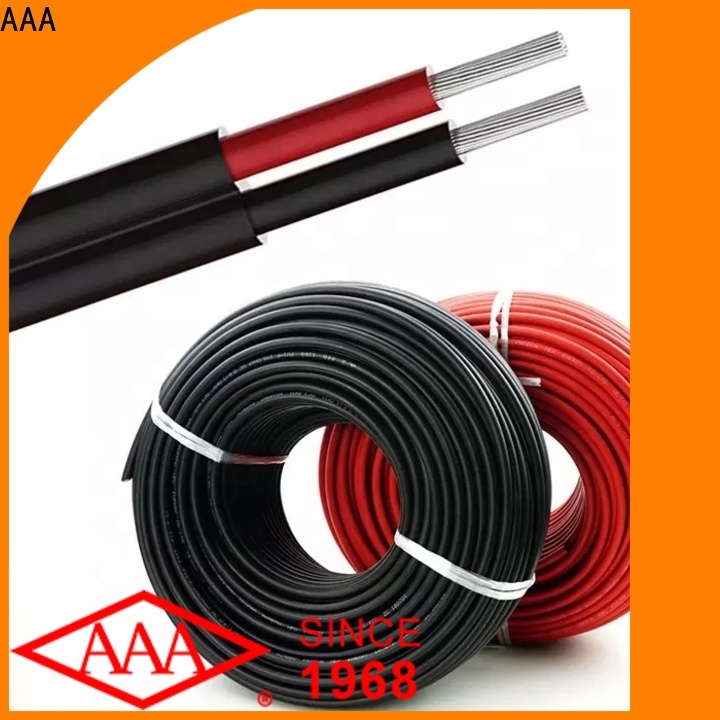 AAA solid solar panel cable 4mm producer for school