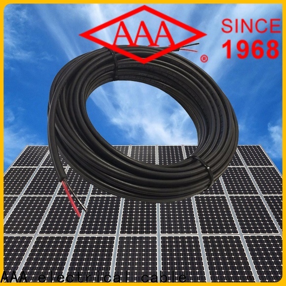 AAA solar dc cable producer for school