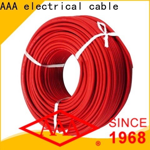 AAA solid 4mm solar cable producer for school