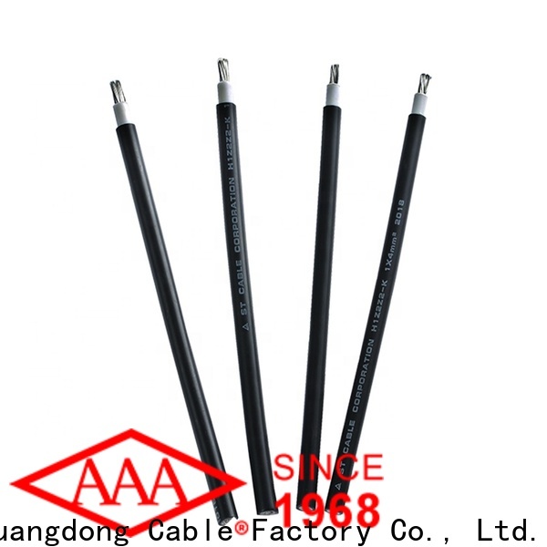 AAA colour 10mm dc solar cable producer for school