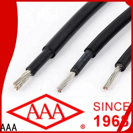 AAA 10mm dc solar cable producer for school