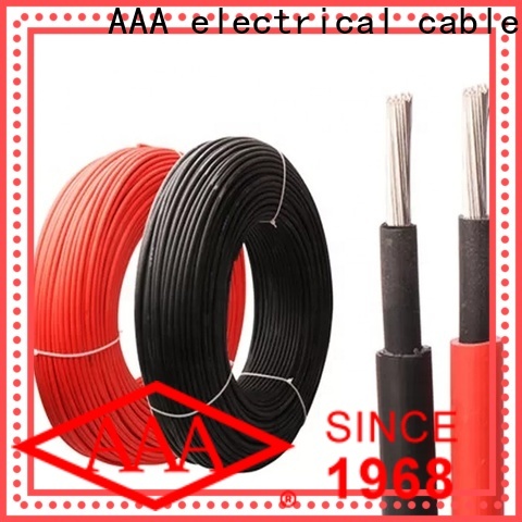 AAA solid 4mm solar cable producer for factory