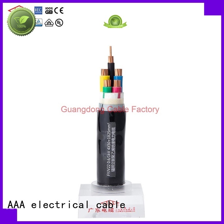 damp-proof low voltage power cable abrasion resistant strong elasticity
