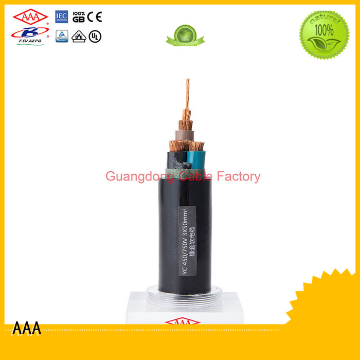 AAA strong mechanical heavy duty flexible cable urban aging resistance