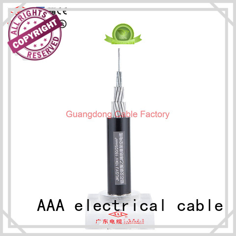 AAA overhead electric cables high mechanical strength simple structure