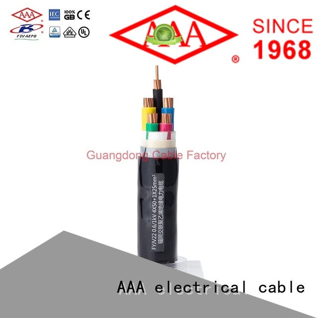 AAA heavy duty electric cable heat resistant strong elasticity