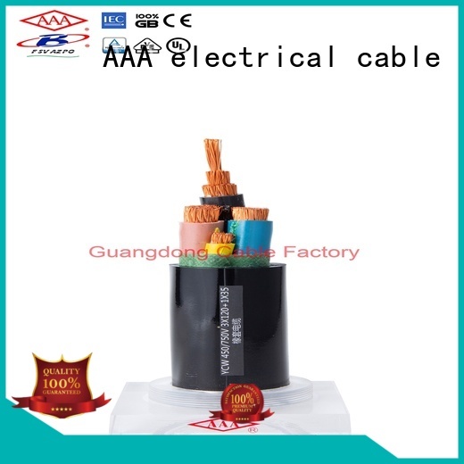 AAA small span rubber insulated cable urban aging resistance