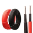 Tinned Copper wire UV Resistance two core 4mm2 solar pv cable