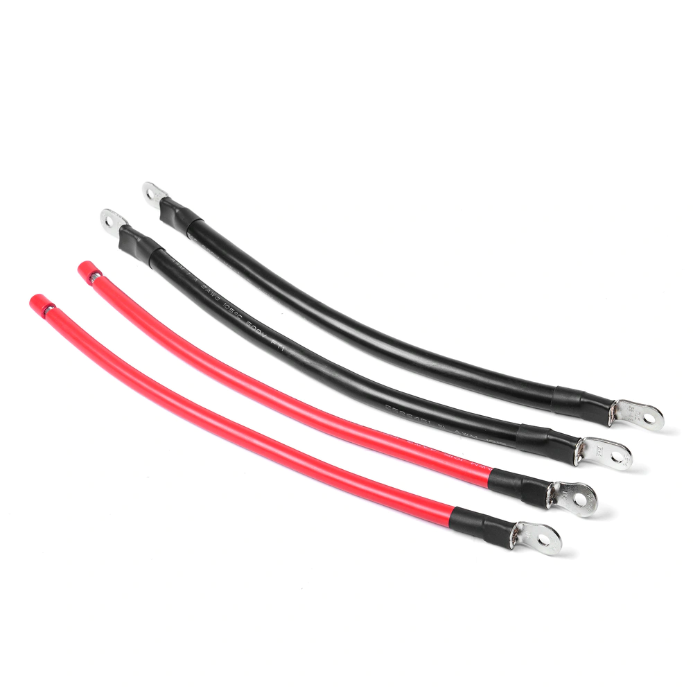 2awg 4awg 6awg 8awg red and black power inverter solar battery cable