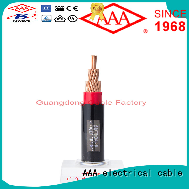AAA pvc sheathed cable outdoor manufacturer