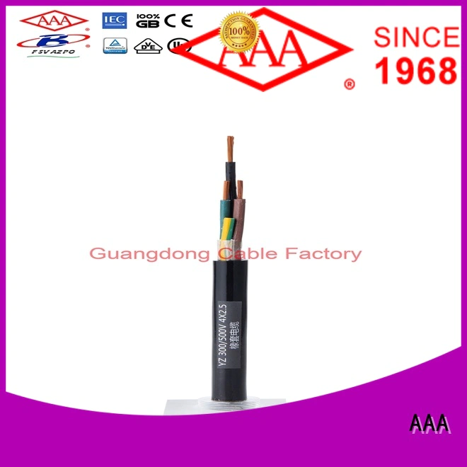 AAA rubber insulated cable cold resistant good flexibility