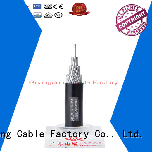AAA steel reinforced aerial bunched cable tensile strength for wholesale