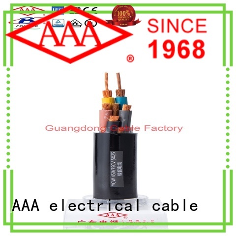 AAA flexible rubber cable higher safe reliability aging resistance