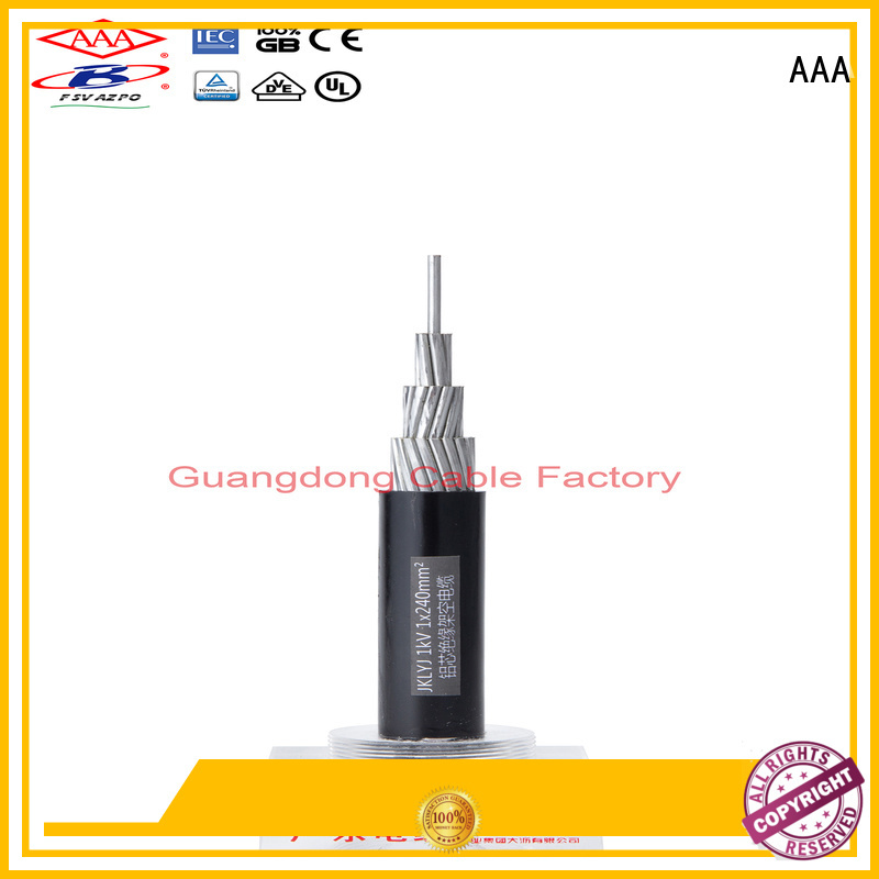 AAA overhead power cables large transmission capacity