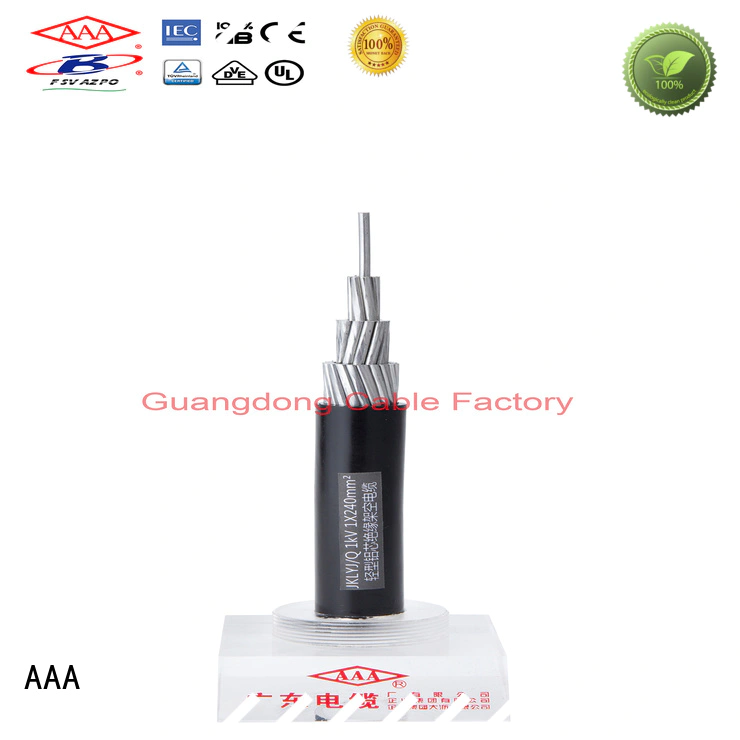 AAA aerial bunched cable large transmission capacity for wholesale