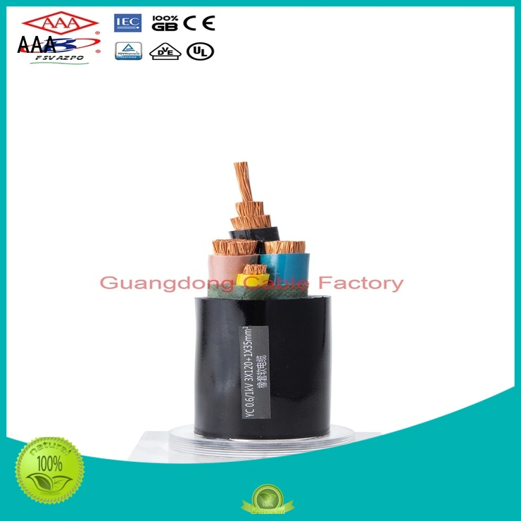 AAA small span high flexible cable higher safe reliability construction