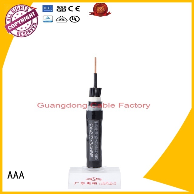AAA low smoke zero halogen cable for customization