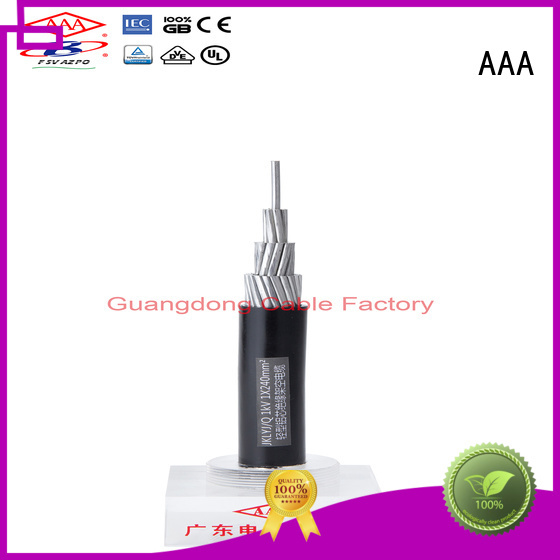 suitable aerial bunched cable large transmission capacity