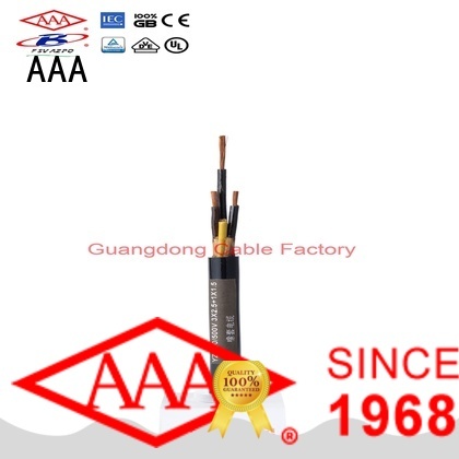 AAA pvc insulated cable damp-proof good elasticity